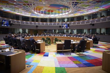 9/03/2017. Rajoy asiste al Consejo Europeo. El presidente del Gobierno, Mariano Rajoy, durante la reunión ordinaria de los jefes de Estado y...