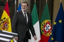 El presidente del Gobierno, Mariano Rajoy, en la Cumbre de países del sur de la Unión Europea (Foto: Pool Moncloa)