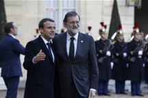 Mariano Rajoy y Emmanuel Macron