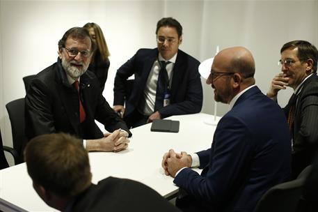 17/11/2017. Rajoy asiste a la Cumbre Social Europea de Gotemburgo. El presidente del Gobierno español, Mariano Rajoy, ha mantenido una reuni...