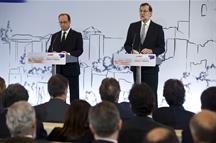 Mariano Rajoy y Françoise Hollande
