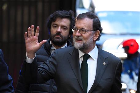 20/10/2017. Mariano Rajoy asiste al Consejo Europeo. El presidente del Gobierno, Mariano Rajoy, a su llegada a la sede del Consejo de la Uni...