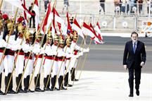 Rajoy, a su llegada a la sede de la Presidencia de la República Federativa de Brasil (Foto: Pool Moncloa)