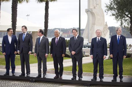 28/01/2017. Cumbre de Jefes de Estado y de Gobierno de Países. El presidente del Gobierno, Mariano Rajoy, junto al primer ministro griego, A...
