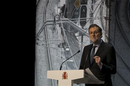 28/03/2017. Rajoy en la jornada "Conectados al futuro". El presidente del Gobierno, Mariano Rajoy, durante su intervención en la inauguració...