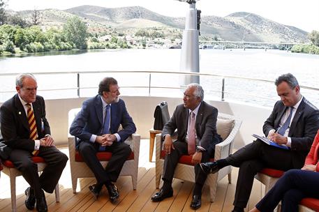 29/05/2017. XXIX Cumbre Luso-Española. El presidente del Gobierno, Mariano Rajoy, y el primer ministro de Portugal, António Costa, acompañad...