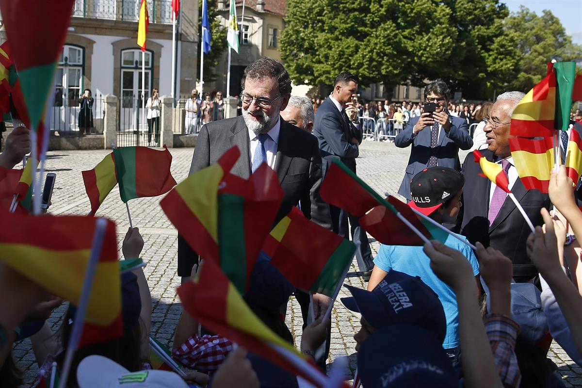 30/05/2017. XXIX Cumbre Luso-Española (Segunda jornada). El presidente del Gobierno, Mariano Rajoy, y su homólogo portugués, António Costa, ...