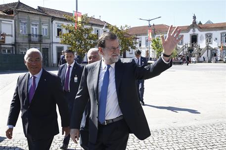30/05/2017. XXIX Cumbre Luso-Española (Segunda jornada). El presidente del Gobierno, Mariano Rajoy, el primer ministro de Portugal, António ...