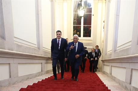 2/07/2018. Sánchez se reúne en Lisboa con Costa. El presidente del Gobierno, Pedro Sánchez, junto al primer ministro de la República Portugu...