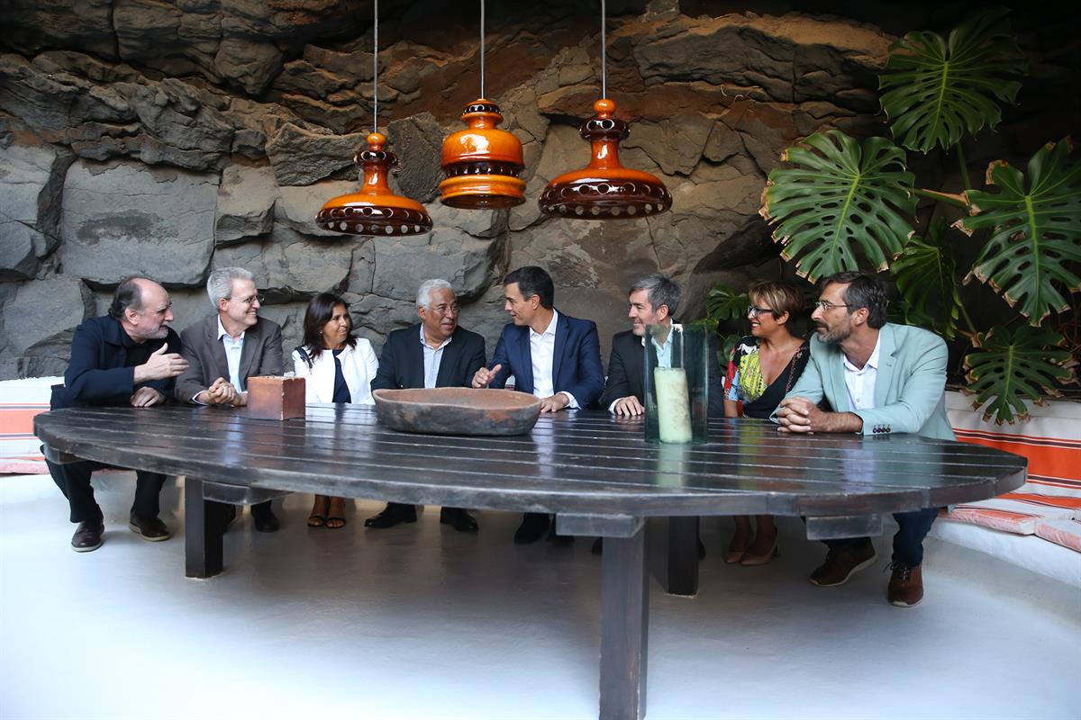 6/10/2018. Pedro Sánchez visita Lanzarote. El presidente del Gobierno, Pedro Sánchez, durante su visita a la Fundación César Manrique.