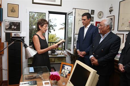 6/10/2018. Pedro Sánchez visita Lanzarote. El presidente del Gobierno, Pedro Sánchez, visita la Casa Museo de José Saramago en Lanzarote jun...
