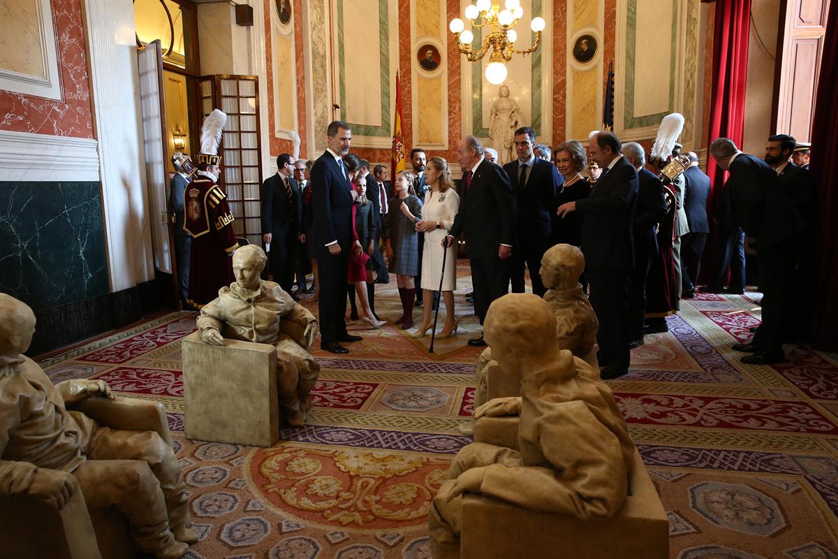6/12/2018. Conmemoración del 40 Aniversario de la Constitución Española. Los asistentes al acto conmemorativo del 40 Aniversario de la Const...