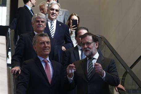 10/04/2018. Viaje de Mariano Rajoy a Argentina. El presidente del Gobierno, Mariano Rajoy, y el presidente de la República Argentina, Mauric...