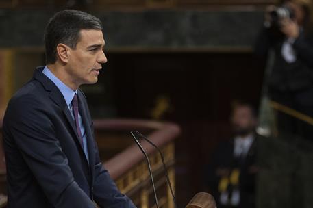 12/12/2018. El presidente del Gobierno comparece en el Congreso para informar sobre Cataluña y el Brexit. El presidente del Gobierno, Pedro ...