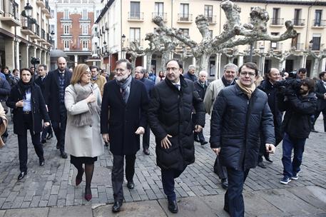 13/02/2018. Rajoy presenta el Año Europeo del Patrimonio Cultural. El presidente del Gobierno, Mariano Rajoy, junto a la presidenta de la Di...