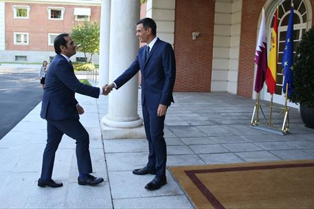 13/09/2018. Sánchez recibe al viceprimer ministro de Catar. El presidente del Gobierno, Pedro Sánchez, recibe al viceprimer ministro y minis...