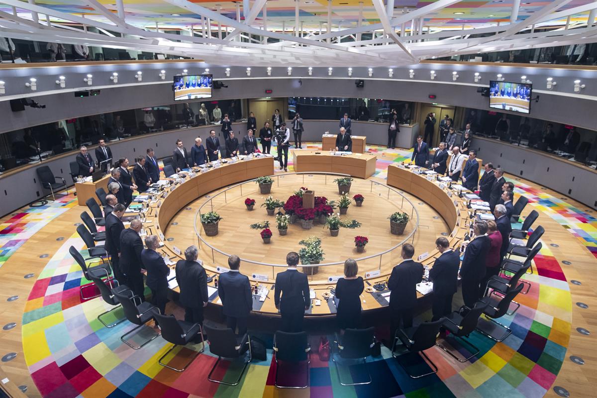 13/12/2018. Pedro Sánchez asiste al Consejo Europeo y la Cumbre del Euro. El presidente del Gobierno, Pedro Sánchez, y el resto de jefes de ...