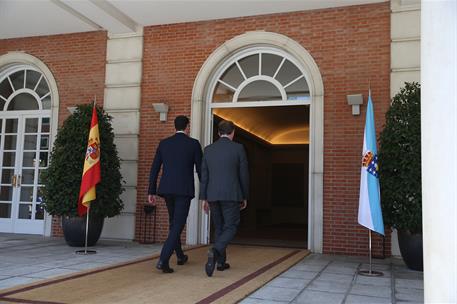 18/07/2018. El presidente se reúne con el presidente d ela Xunta de Galicia. El presidente del Gobierno, Pedro Sánchez, y el presidente de l...