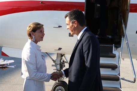 19/09/2018. Sánchez acude a la reunión informal de jefes de Estado y de Gobierno de la UE. El presidente del Gobierno, Pedro Sánchez, a su l...