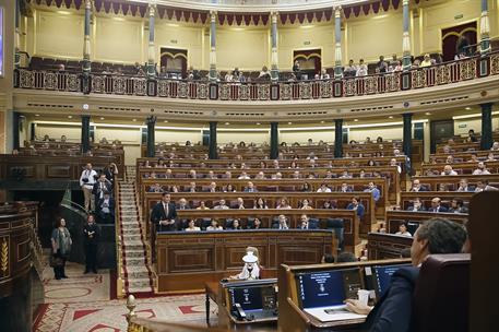 20/06/2018. Sánchez asiste a la sesión de control al Gobierno en el Congreso. El presidente del Gobierno, Pedro Sánchez, durante su interven...