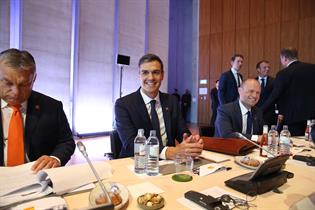 El presidente del Gobierno, Pedro Sánchez, durante la reunión del Consejo Europeo.