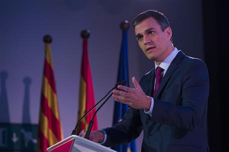 20/12/2018. Entrega de Premios Carlos Ferrer Salat, de Foment del Treball. Intervención del presidente del Gobierno en la entrega de los Pre...