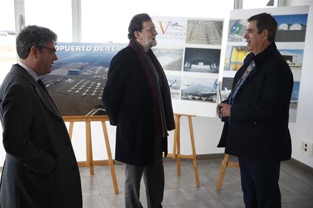 21/03/2018. Viaje del presidente del Gobierno a Teruel. El presidente del Gobierno, Mariano Rajoy, junto al ministro de Energía, Turismo y A...