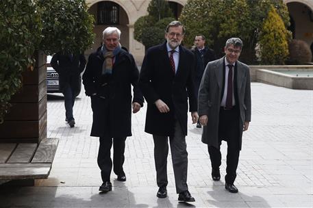 21/03/2018. Viaje del presidente del Gobierno a Teruel. El presidente del Gobierno, Mariano Rajoy, junto al ministro de Energía, Turismo y A...