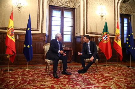 21/11/2018. XXX Cumbre Hispano-Portuguesa. El presidente del Gobierno, Pedro Sánchez, y el primer ministro de la República Portuguesa, Antón...