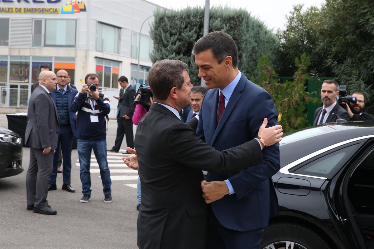 23/10/2018. Sánchez inaugura la ampliación de las instalaciones de la planta farmacéutica Reig Jofr. El presidente del Gobierno, Pedro Sánch...