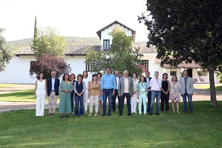 25/08/2018. El Gobierno en Quintos de Mora. El presidente del Gobierno, Pedro Sánchez, se reúne con todo su Gabinete en la finca Quintos de ...