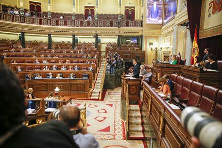 27/06/2018. Comparecencia de Sánchez previa a la celebración del Consejo Europeo. El presidente del Gobierno, Pedro Sánchez, durante su comp...