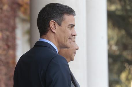 28/11/2018. Pedro Sánchez recibe al presidente de China, Xi Jinping. El presidente Pedro Sánchez recibe al presidente de la República Popula...