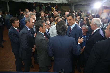 29/08/2018. Viaje de Pedro Sánchez a Latinoamérica: Colombia. El presidente del Gobierno, Pedro Sánchez, mantiene un encuentro con la colect...