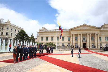 30/08/2018. Viaje de Pedro Sánchez a Latinoamérica: Colombia. El presidente del Gobierno, Pedro Sánchez, junto al presidente de Colombia, Iv...