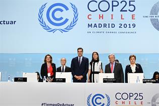 Pedro Sánchez durante su intervención