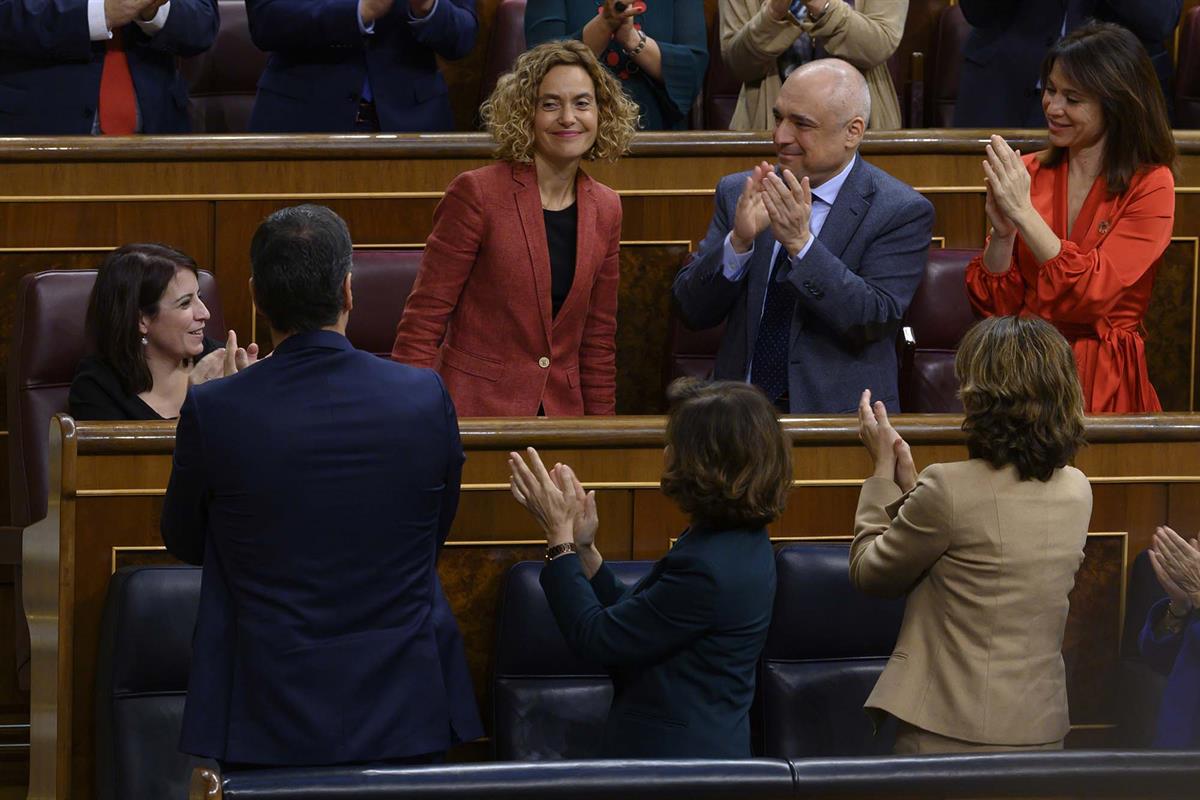 3/12/2019. Pedro ​Sánchez asiste a la constitución del Congreso de la XIV Legislatura. El presidente del Gobierno en funciones, Pedro Sánche...