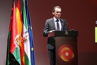 Pedro Duque durante su intervención