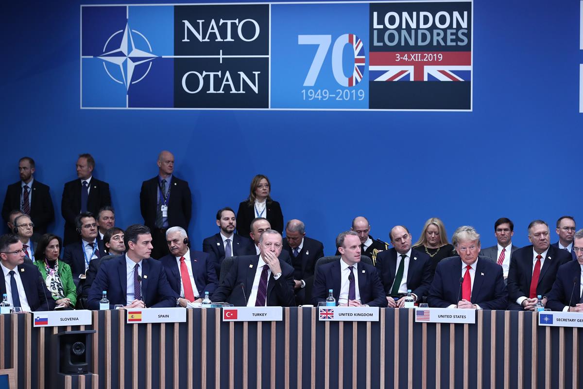 4/12/2019. Pedro Sánchez participa en la Cumbre de la OTAN. El presidente del Gobierno en funciones, Pedro Sánchez, participa en la Cumbre de la OTAN
