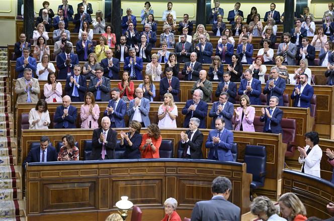 11/09/2019. Sesión de control al Gobierno. El presidente del Gobierno en funciones, Pedro Sánchez, tras su intervención en la sesión de cont...