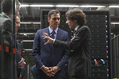 12/06/2019. Sánchez visita el Barcelona Supercomputing Center-Centro Nacional de Supercomputación. El presidente del Gobierno en funciones, ...