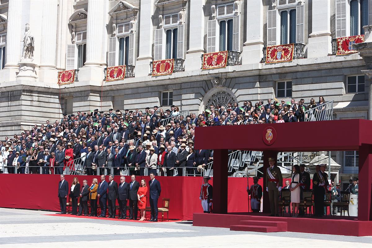 13/05/2019. Sánchez asiste al acto conmemorativo del 175 aniversario de la Guardia Civil. El presidente del Gobierno en funciones, Pedro Sán...