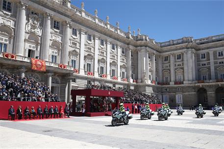 13/05/2019. Sánchez asiste al acto conmemorativo del 175 aniversario de la Guardia Civil. El presidente del Gobierno en funciones, Pedro Sán...