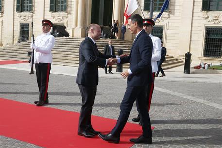 14/06/2019. Pedro Sánchez participa en la Cumbre de países del sur de Europa. El presidente del Gobierno en funciones, Pedro Sánchez, saluda...