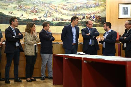 16/09/2019. Sánchez visita zonas afectadas por las inundaciones en Andalucía y Castilla-La Mancha. El presidente del Gobierno en funciones, ...