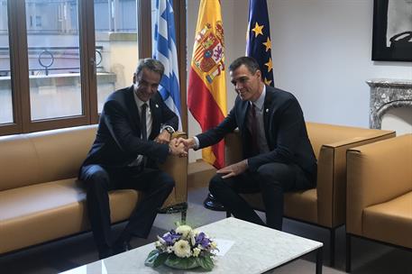 17/10/2019. Pedro Sánchez asiste a la reunión del Consejo Europeo. El presidente del Gobierno en funciones, Pedro Sánchez, y el primer minis...