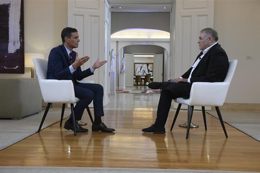 Pedro Sánchez y Antonio García Ferreras