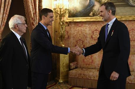 19/06/2019. Pedro Sánchez asiste al acto de imposición de condecoraciones de la Orden del Mérito Civil. El presidente del Gobierno en funcio...