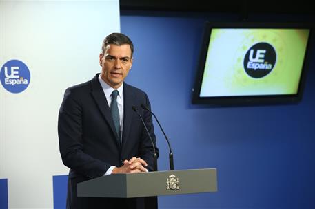 21/06/2019. Pedro Sánchez asiste a la reunión del Consejo Europeo. El presidente del Gobierno en funciones, Pedro Sánchez, comparece ante lo...