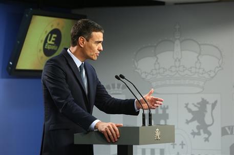 21/06/2019. Pedro Sánchez asiste a la reunión del Consejo Europeo. El presidente del Gobierno en funciones, Pedro Sánchez, comparece ante lo...